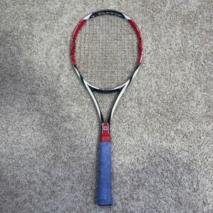 Wilson K Factor SIX ONE 95 4 3/8 Used Tennis Racquet Racket‎ Red White Black